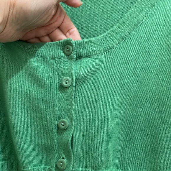 H&M green cardigan (sz l) - Picture 3 of 6